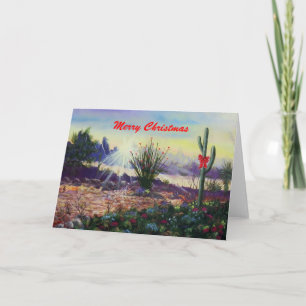 Christmas Desert Holiday Card