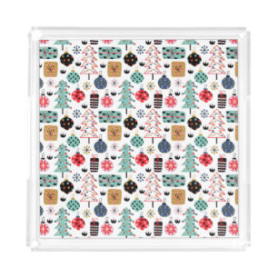 Christmas Design Acrylic Tray
