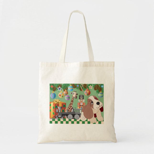 Christmas Design Budget Tote Bag (Front)