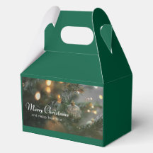 Christmas design favor boxes