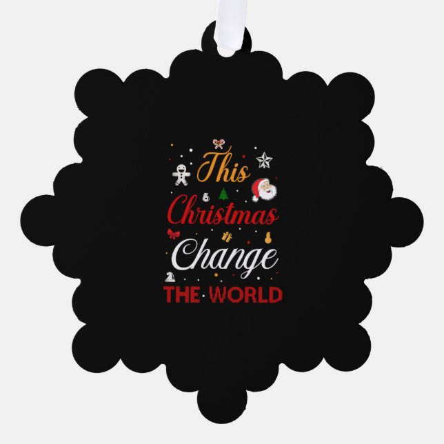 Christmas design for sale. ornament card (Front)