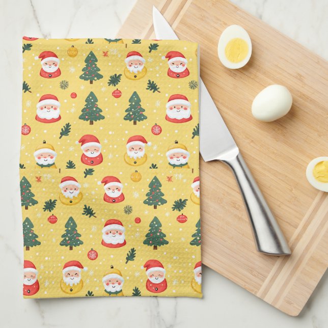 Christmas Design Kitchen Towel (Quarter Fold)