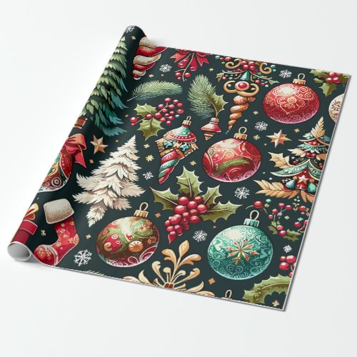 Christmas Design Pattern 9 Wrapping Paper