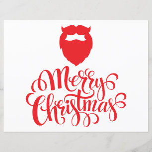 Christmas design Santa beard