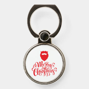 Christmas design Santa beard Phone Ring Stand