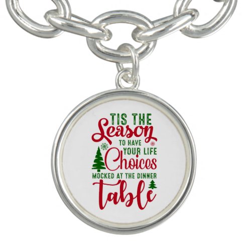 Christmas design season of choices bracelet