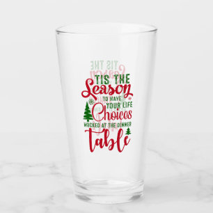 Christmas design season of choices glass