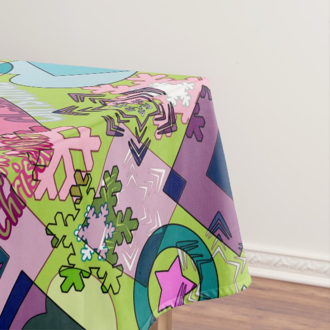 Christmas design tablecloth (In Situ)