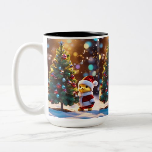 christmas design tea mug