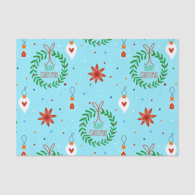 Christmas design tissue paper (Front)