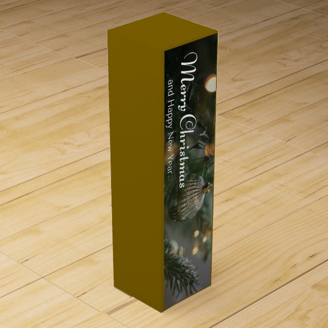 Christmas design wine gift  boxes (Front)