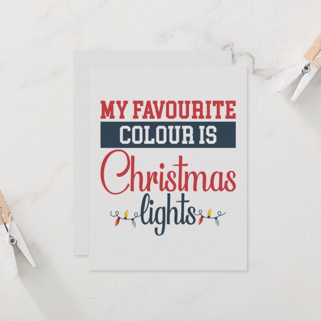 Christmas design with lights (Front/Back In Situ)