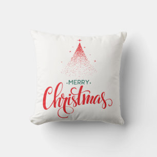 Christmas design with stars throw pillow