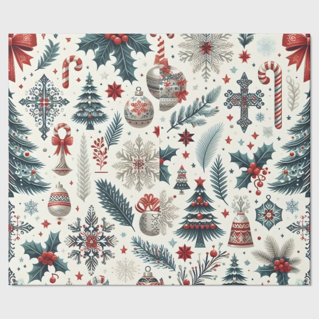Christmas design  wrapping paper (Seam)