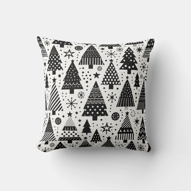 Christmas designs throw pillow (Front)