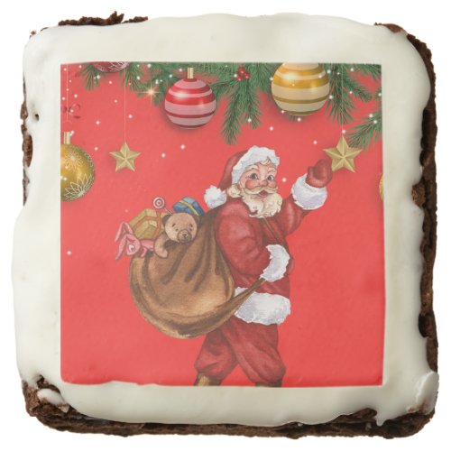 Christmas desserts customizable brownie