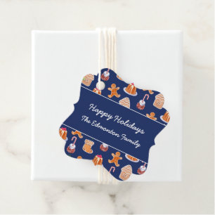 Christmas Desserts Favor Tags