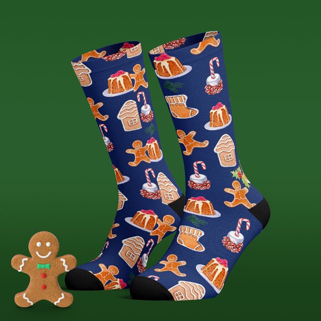 Christmas Desserts Socks (Creator Uploaded)