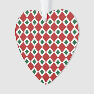 Christmas Diamond Pattern Ornament
