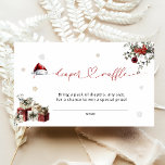 Christmas Diaper Raffle Enclosure Card<br><div class="desc">This item creates a festive atmosphere perfect for celebrating a winter baby shower,  blending the warmth of the Christmas season with the excitement of welcoming a new baby. Matching items are available.</div>