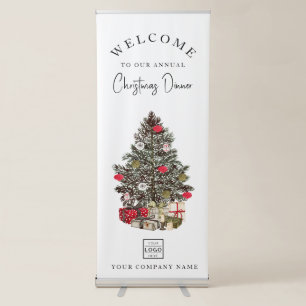 Christmas Dinner Annual Business Party Retractable Banner