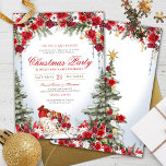 Christmas Dinner Holiday Party Secret Santa  Invitation<br><div class="desc">A beautiful winter scene holiday design featuring a vintage Christmas sleigh full of holiday gifts. All the text is fully customizable to make this for your christmas party or holiday gathering. More variations available in the Pretty Inviting shop and available for other occasions as well as complimentary and matching designs...</div>
