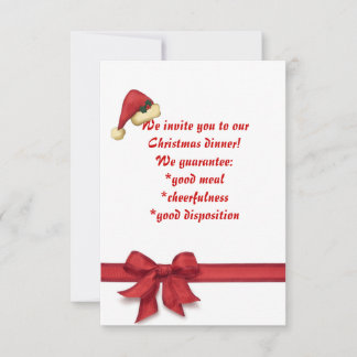 Christmas Dinner, Invitation