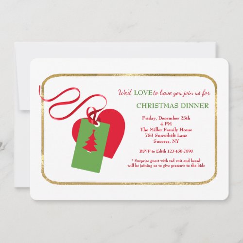 Christmas Dinner Invitation