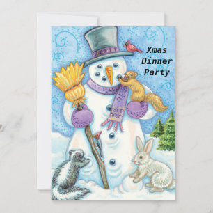 Christmas Dinner Party 2 Invitation