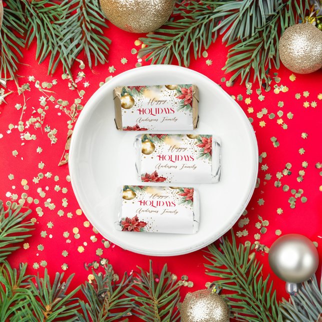Christmas dinner party favors (Christmas dinner party favors personalized mini Hershey Christmas chocolate candy party gifts)