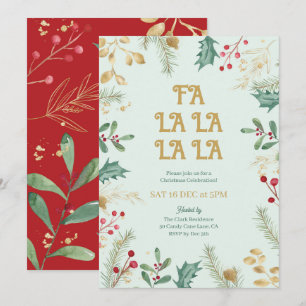 Christmas Dinner Party Invite