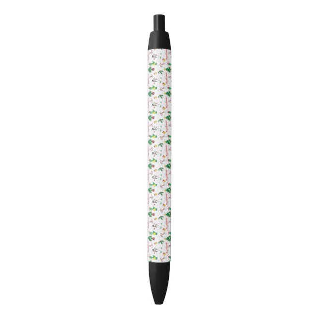 Christmas dinosaur and snowman pen (Front Vertical)