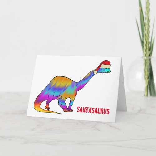 Christmas Dinosaur  Card