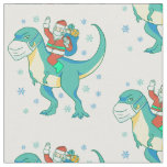 christmas dinosaur face mask santa fabric