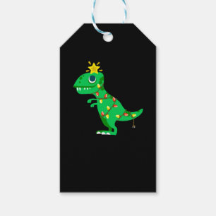 Christmas Dinosaur   Gift Tags