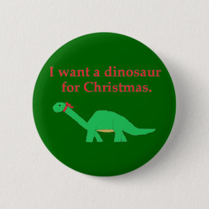 Christmas Dinosaur pin