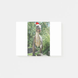 Christmas Dinosaur Santa Claus Post-it Notes