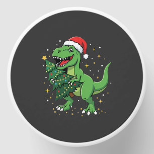 Christmas Dinosaur Santa T Rex Mini Candle Favors