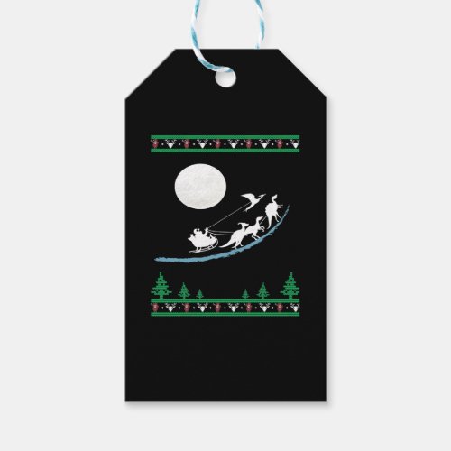 Christmas Dinosaur Sleigh Ride Shirt Xmas T_Rex Ch Gift Tags