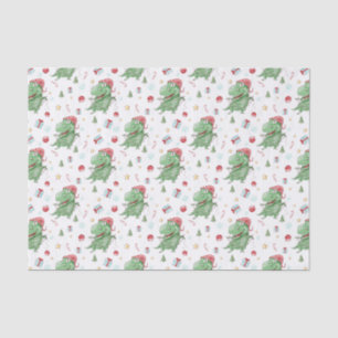 Christmas Dinosaur T-Rex Holiday Tissue Paper