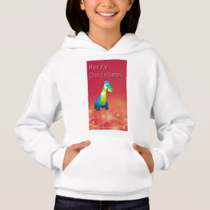 Christmas Dinosaur T-Shirt Hoodie