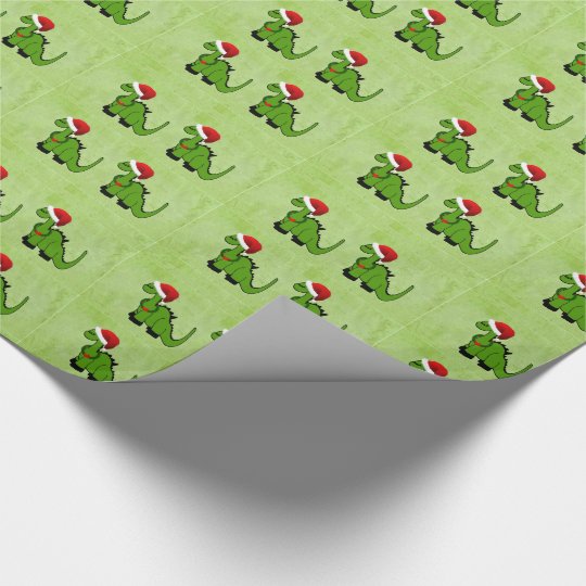 Christmas Dinosaur Wrapping Paper