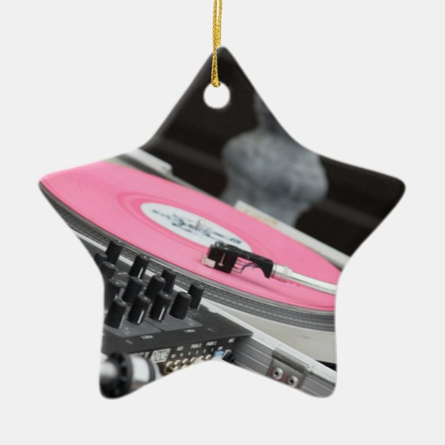 Christmas DJ Ornament (Front)