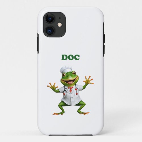 Christmas Docnurse doctor AI generatedT_Shirt iPhone 11 Case
