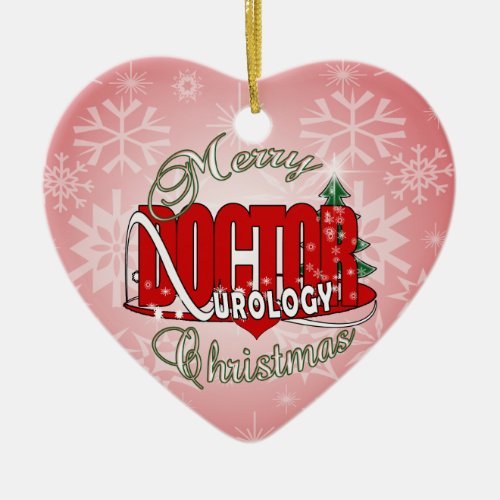 CHRISTMAS DOCTOR UROLOGY UROLOGIST CERAMIC ORNAMENT