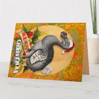 Christmas Dodo Bird Card