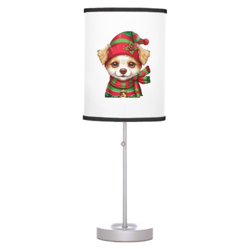 Christmas Dog  1 Table Lamp