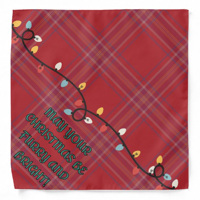 Christmas Dog Bandana (Front)