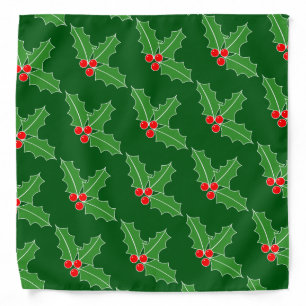 Christmas dog bandana - Holiday pet neckerchief