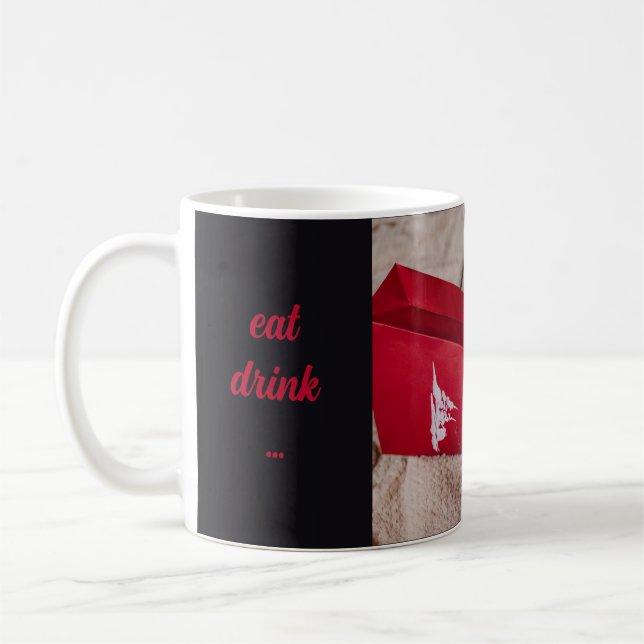 Christmas Dog Be Furry Coffee Mug (Left)